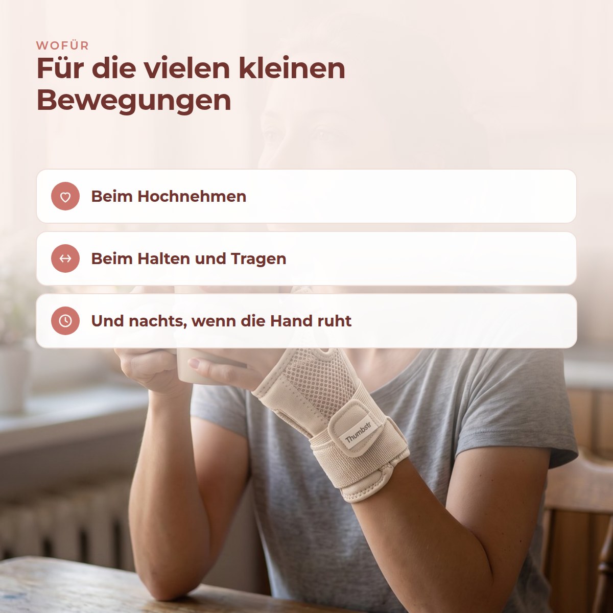 Thumbstr - Die Bandage für Mama's